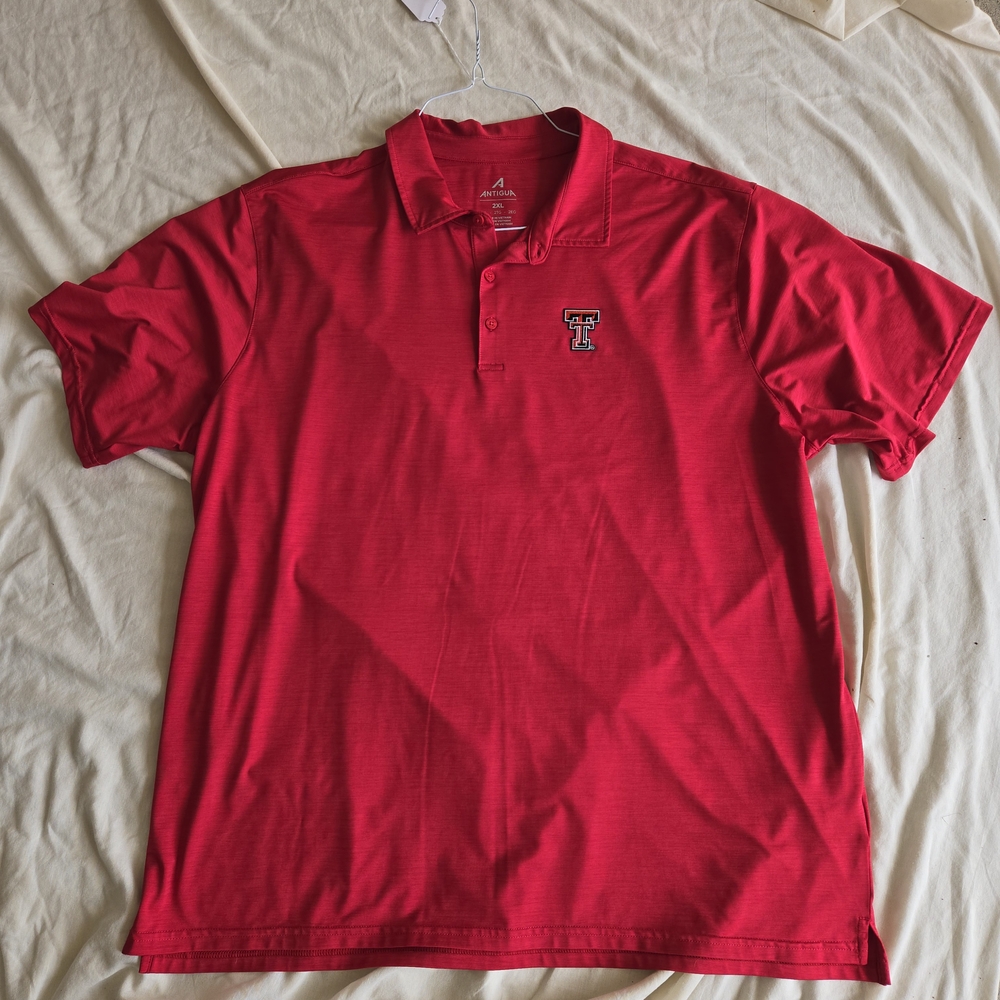 Red Polo Shirt Texas Tech 2 SHIRTS